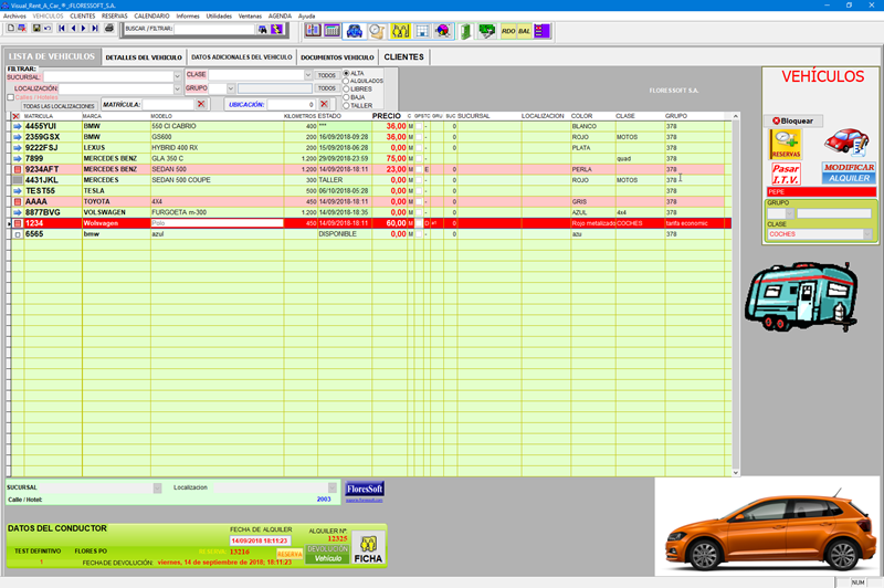 Visual Rent a Car® screenshot Visual Rent a Car® screenshot